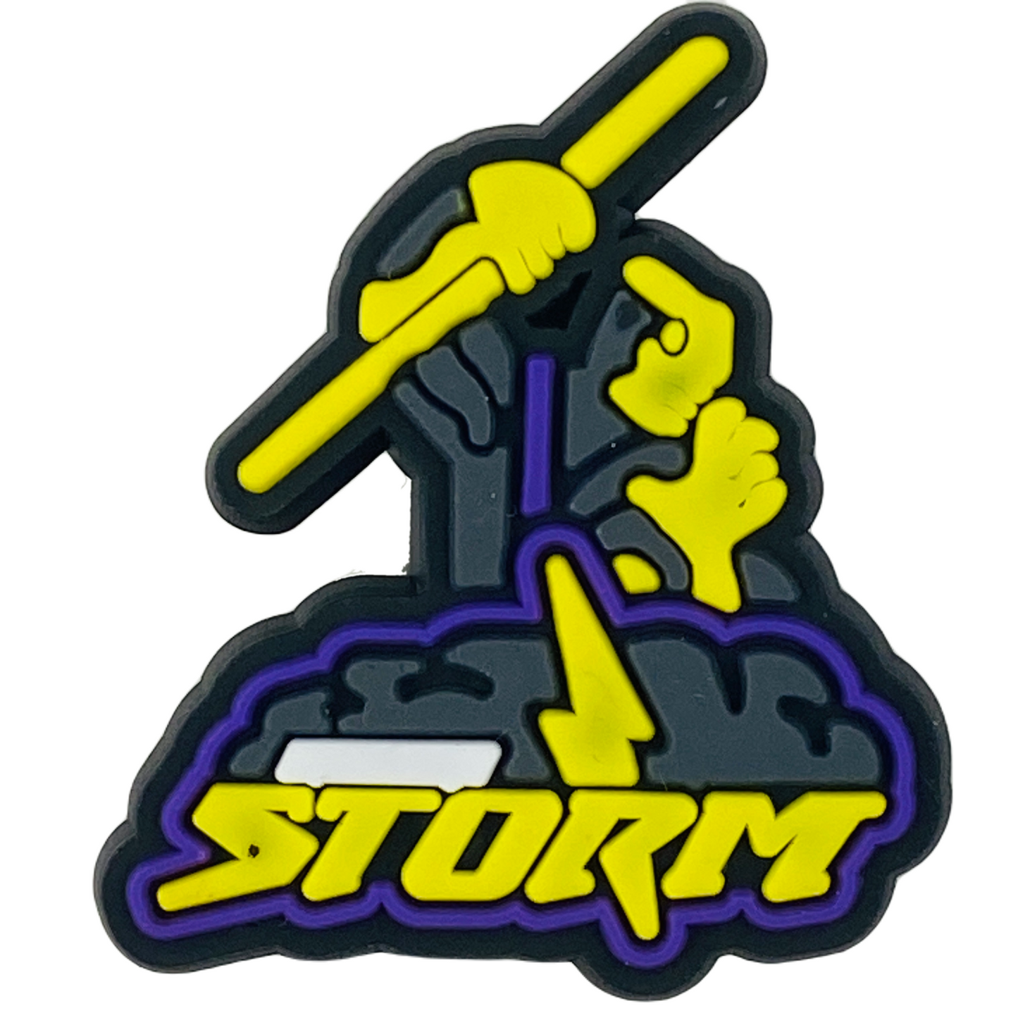 Sports - NRL - Melbourne Storm Team Logo Design 1 Shoe Charm