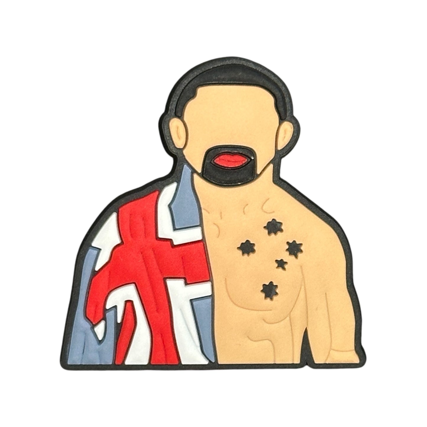 Sports - UFC - UFC Fighter Robert Whittaker Holding Australian Flag JUMBO Shoe Charm