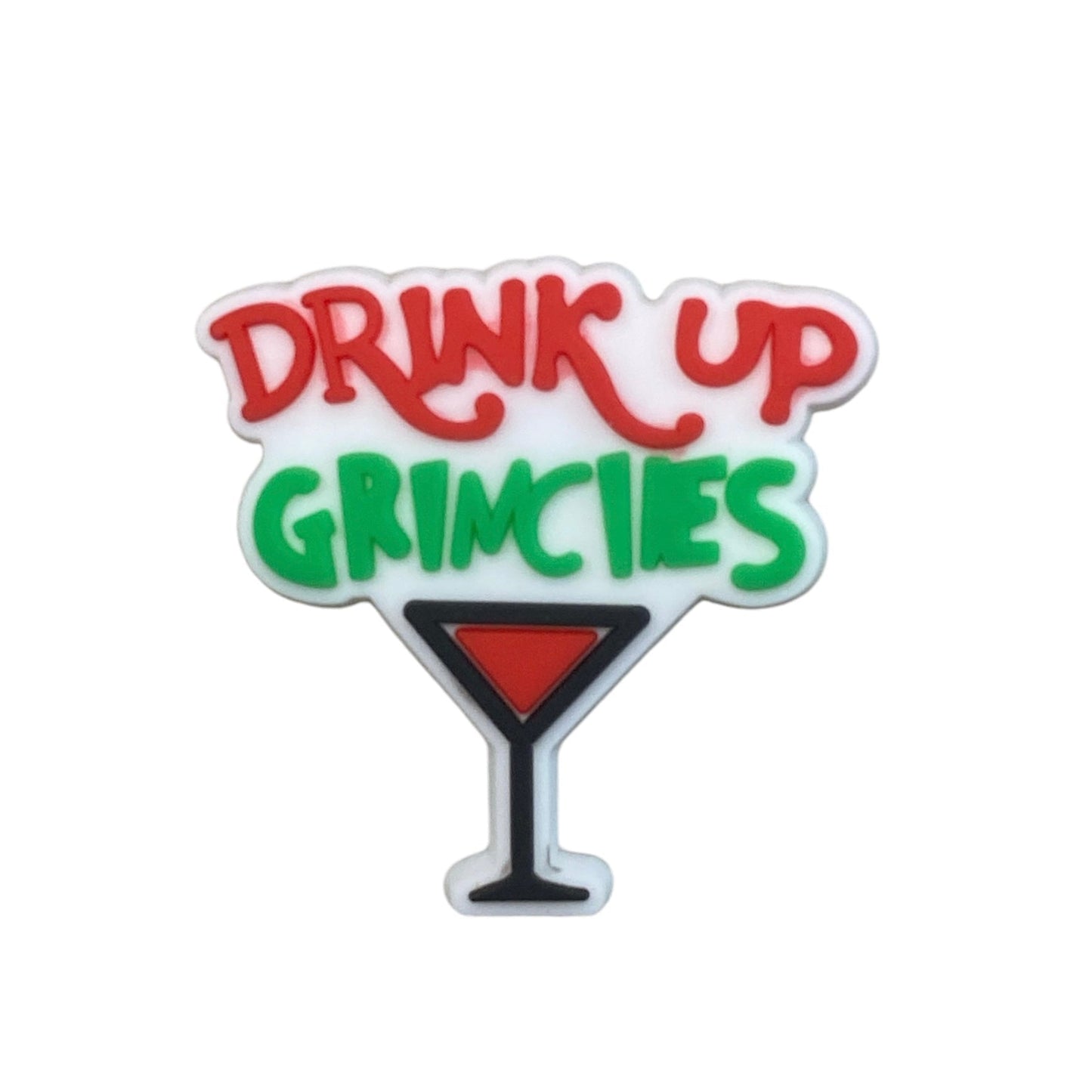 18+ Christmas - Grinch Drink Up Grinches Shoe Charm