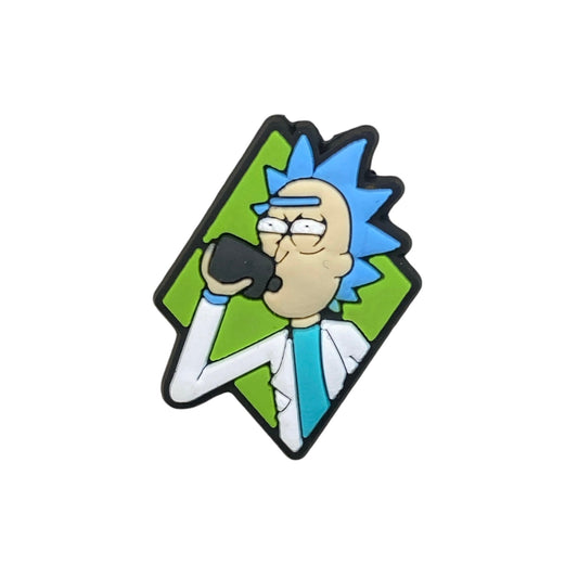 18+ Flipping the Bird - Rick And Morty - Rick Sanchez Drinking Shoe Charm