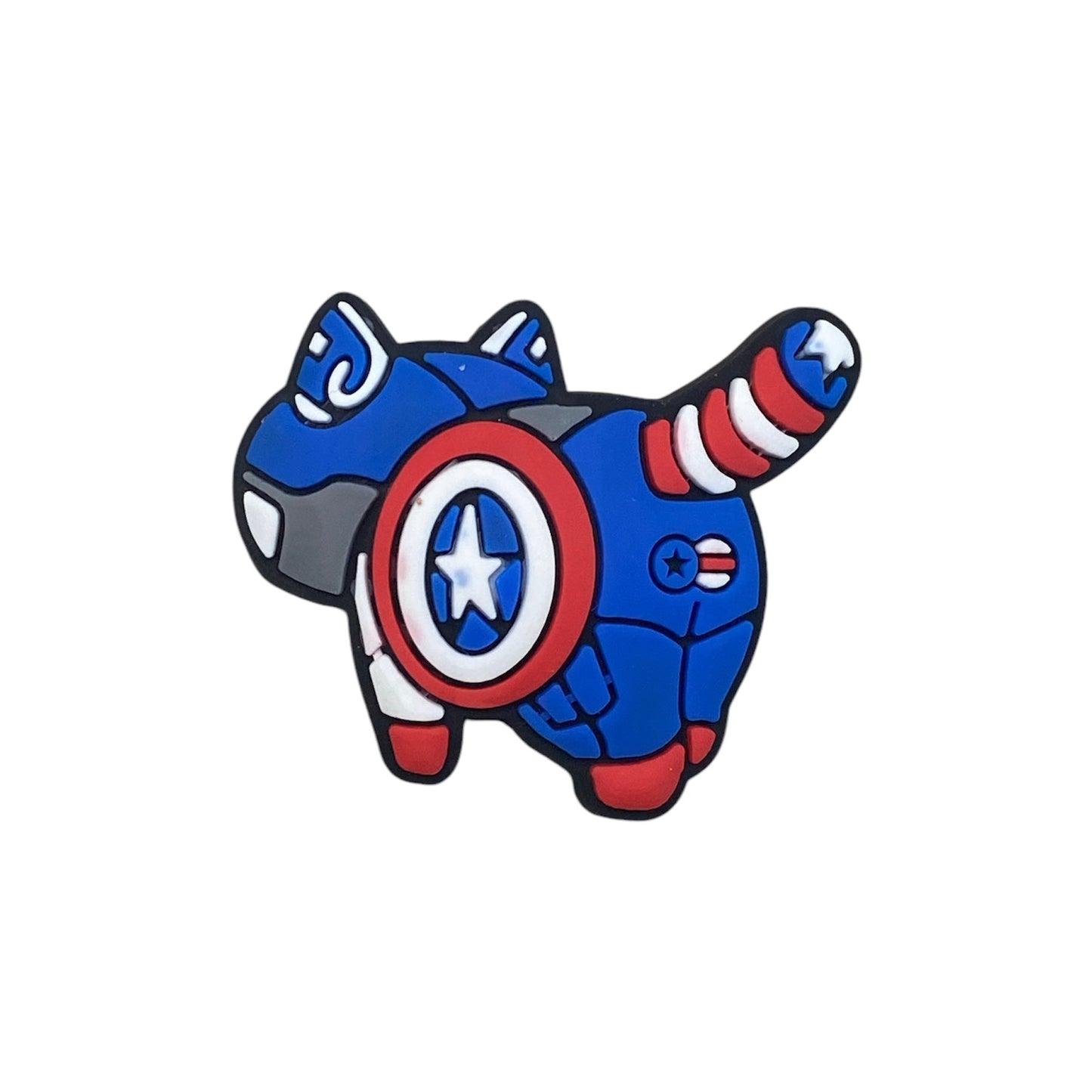 18+ Booty - Super Cats - Marvel - Captain America Booty Shoe Charm