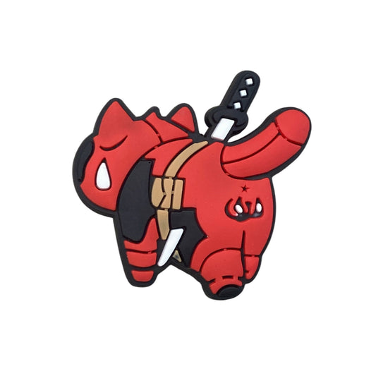 18+ Booty - Super Cats - Marvel - Deadpool Booty Shoe Charm