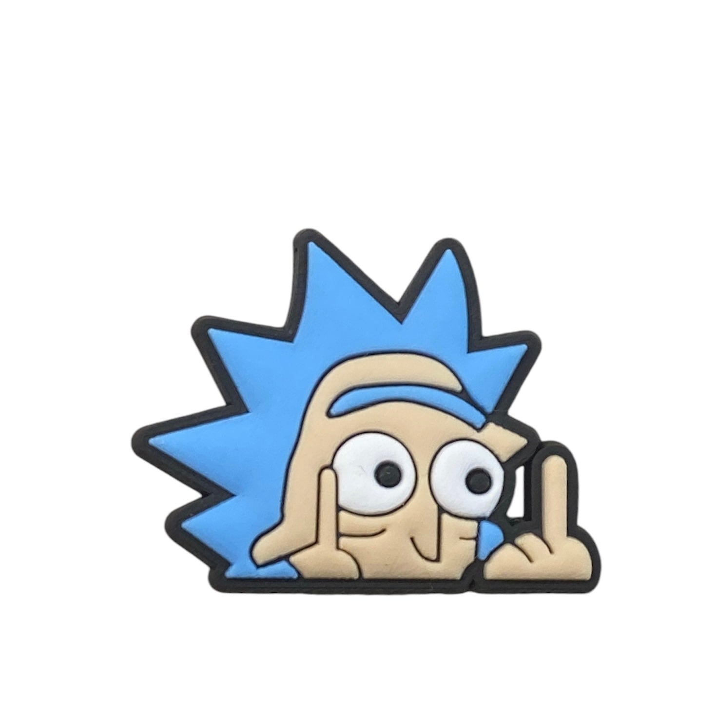 18+ Flipping the Bird - Rick and Morty - Rick Sanchez Middle Finger Shoe Charm