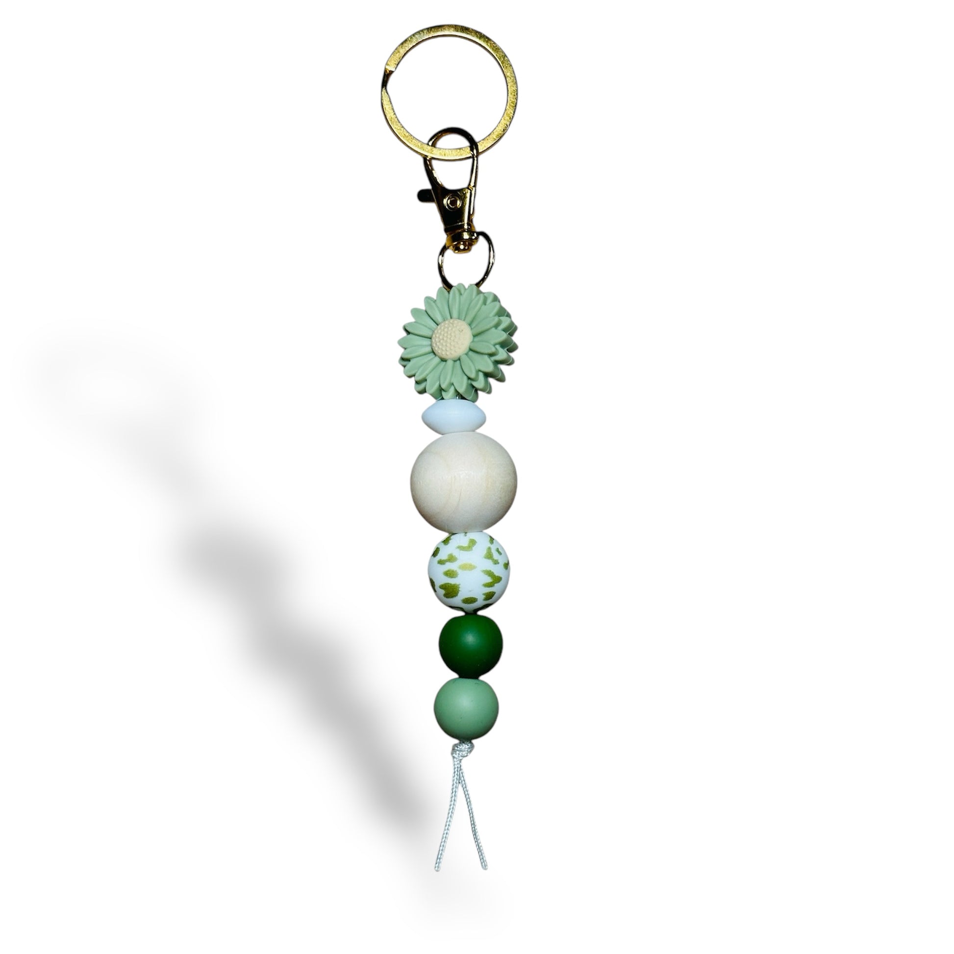 Keychain - Daisy & Print Collection Green Speckle