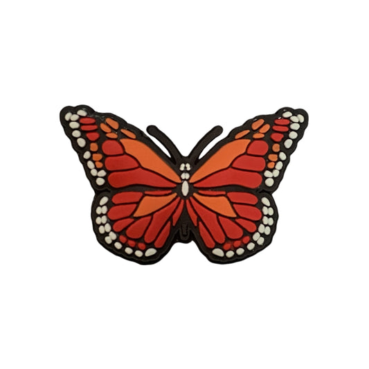 Animals - Butterfly Pretty Red Shoe Charm