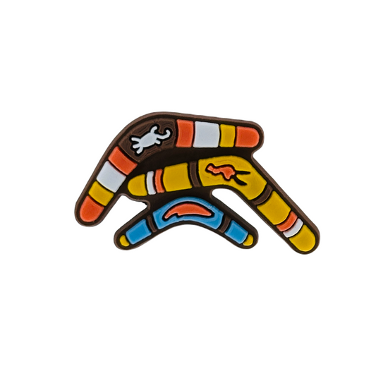 Travel - Australia - Aboriginal Boomerang Shoe Charm