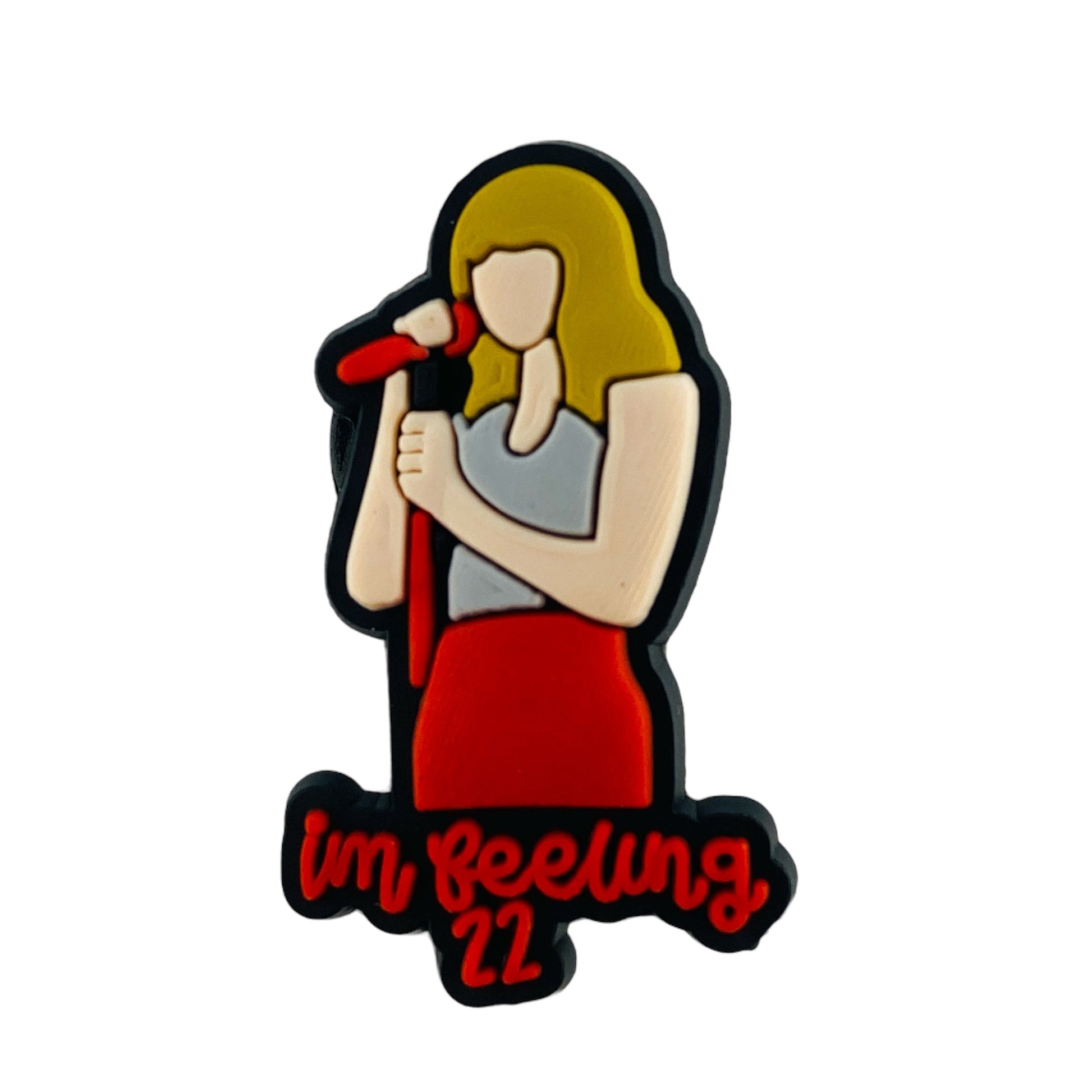 Celebrities - Taylor Swift - Red Era - I'm Feeling 22 Shoe Charm