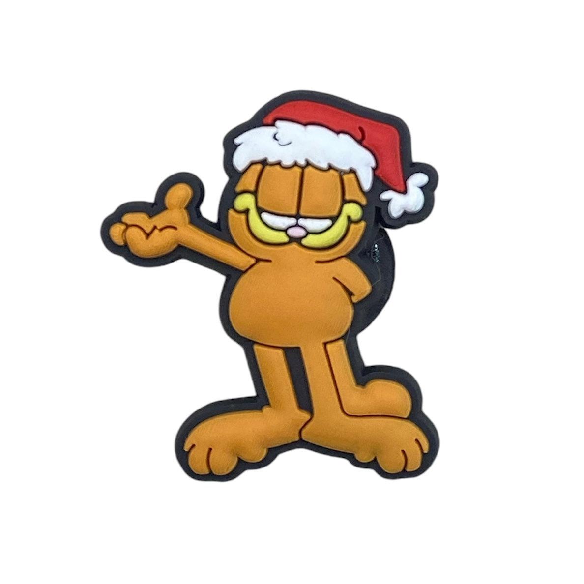 Christmas - Garfield in Christmas Hat Shoe Charm