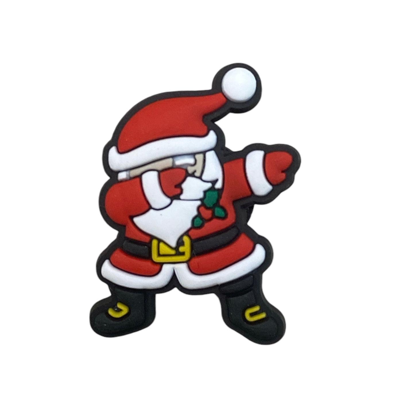 Christmas - Santa Clause Dabbing Shoe Charm