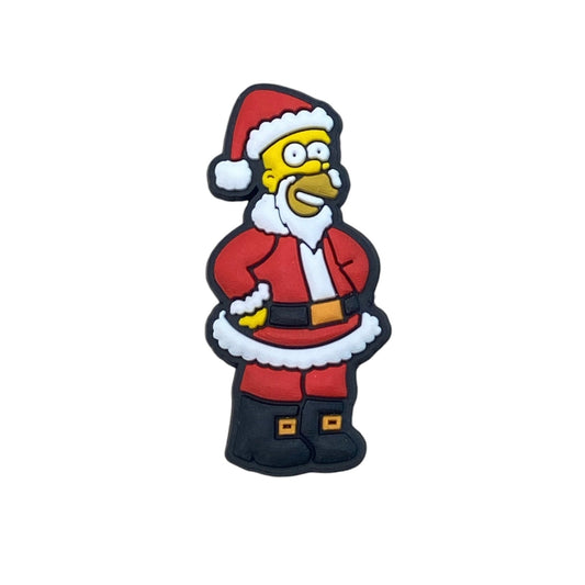 Christmas - The Simpsons - Homer Simpson Christmas Character Shoe Charm