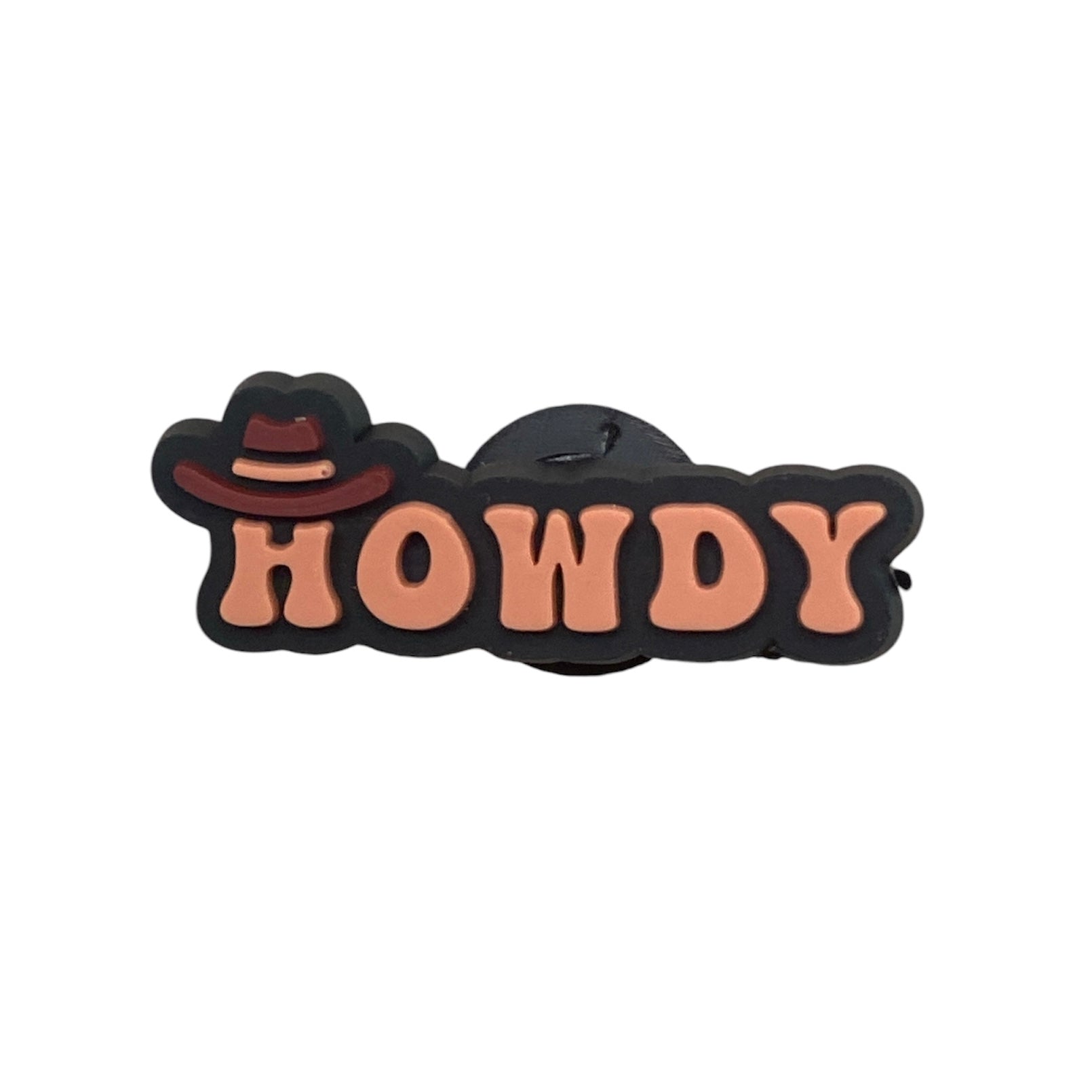 Country - Howdy Sign With Hat Shoe Charm