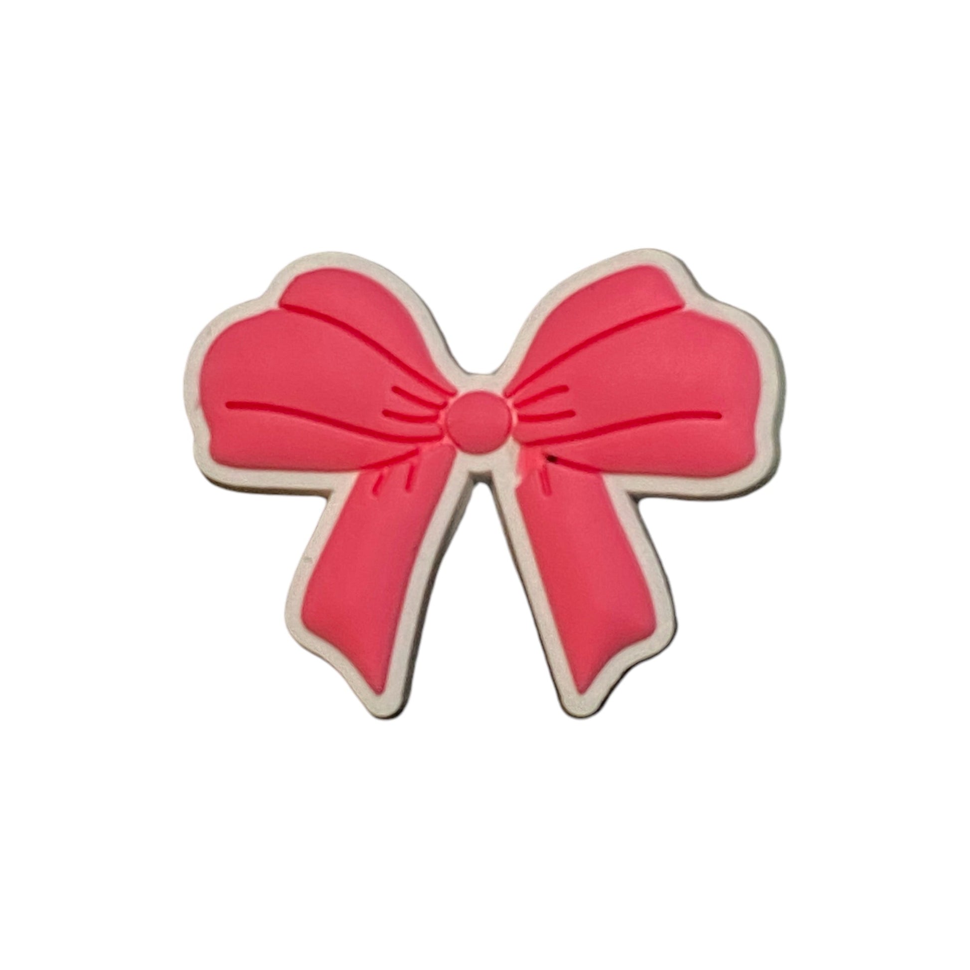 Random - Bow Pink Shoe Charm