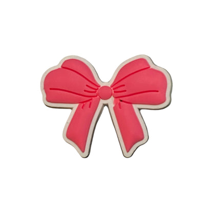 Random - Bow Pink Shoe Charm