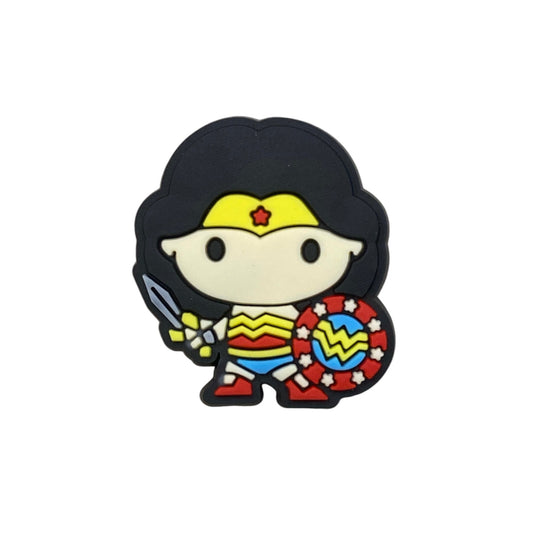 Movies - DC - Wonder Woman - Wonder Woman with her Shield Superhero Character Shoe Charm