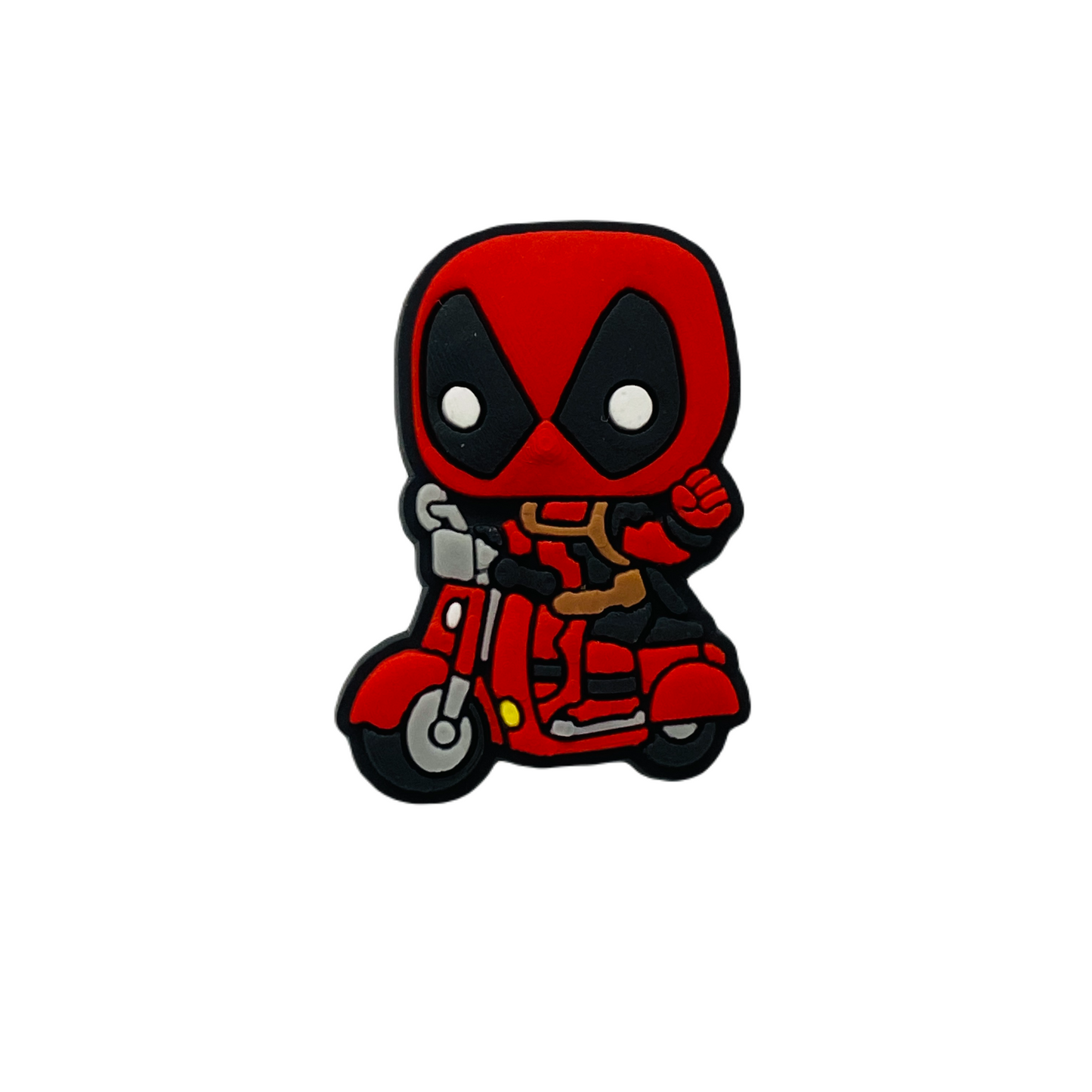 Movies - Marvel - Deadpool on Scooter Shoe Charm