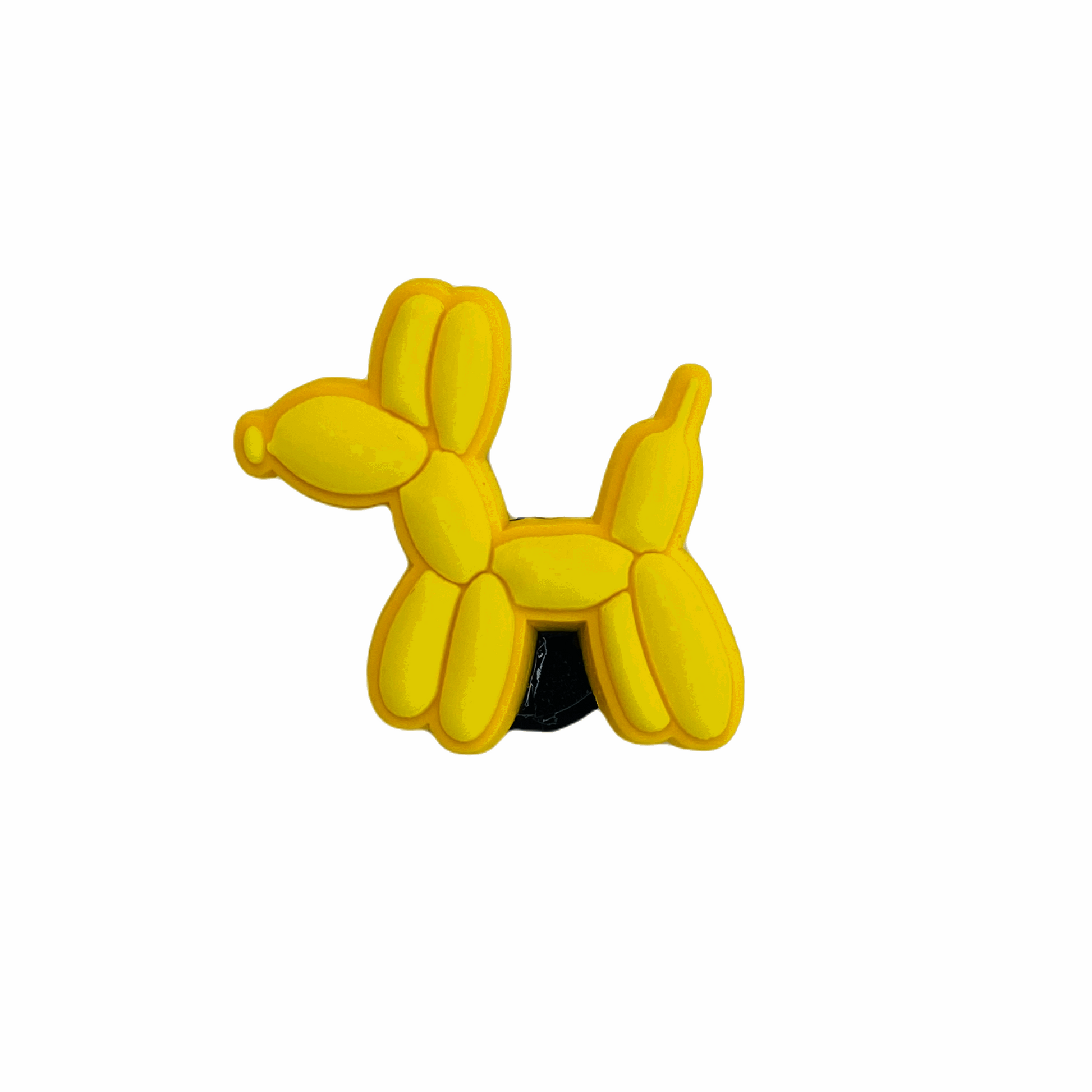 Dogs - Balloon Dog Yellow Shoe Charm