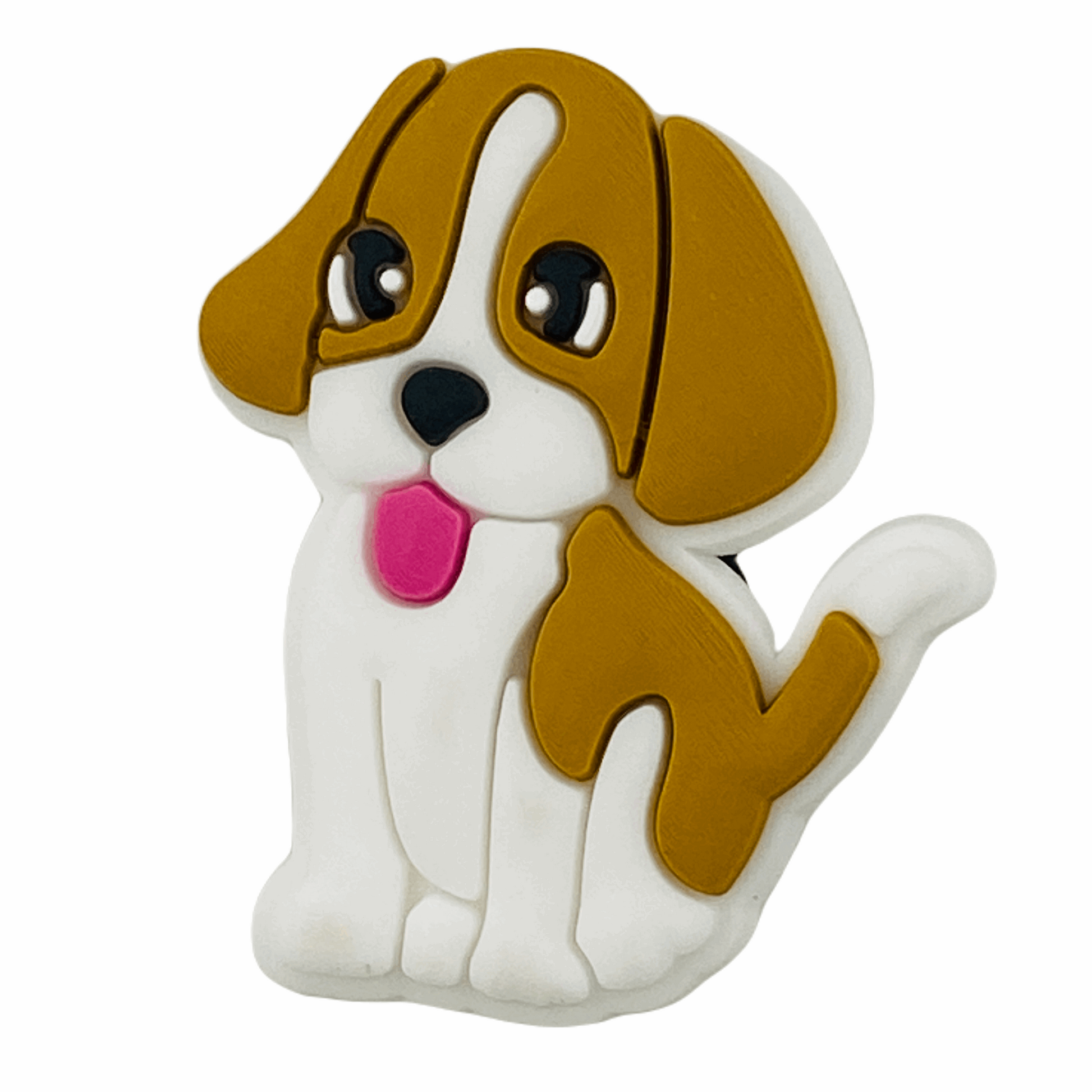 Dogs - Beagle Brown and White Dog Shoe Charm