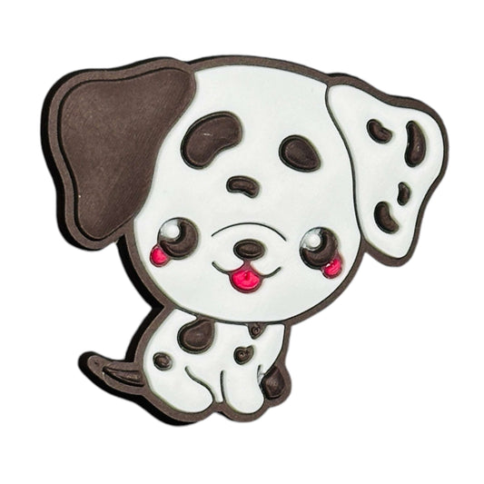 Dogs - Dalmatian Brown Puppy Dog Shoe Charm