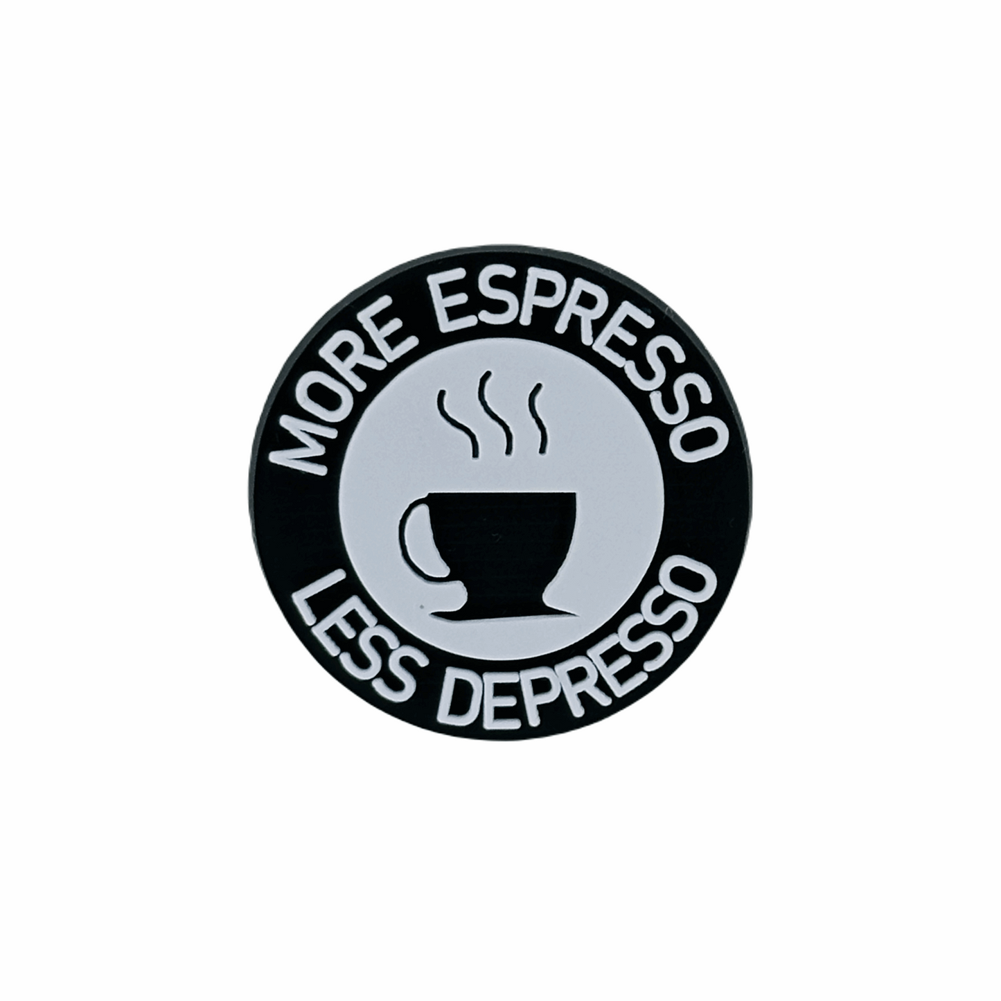 Drinks - More Espresso Less Depresso Shoe Charm