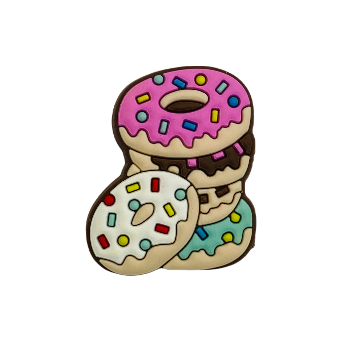 Food - Donut Stack Shoe Charm