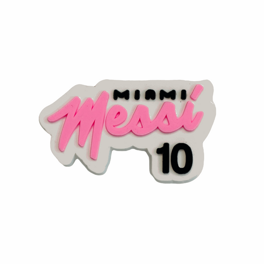 Sports - Football - Lionel Messi Miami Jersey No. 10 Shoe Charm