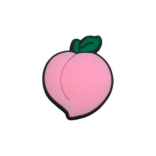 Food - Peach Pink Shoe Charm