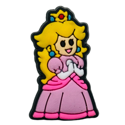 Gaming - Super Mario Bros - Princess Peach Character Shoe Charm