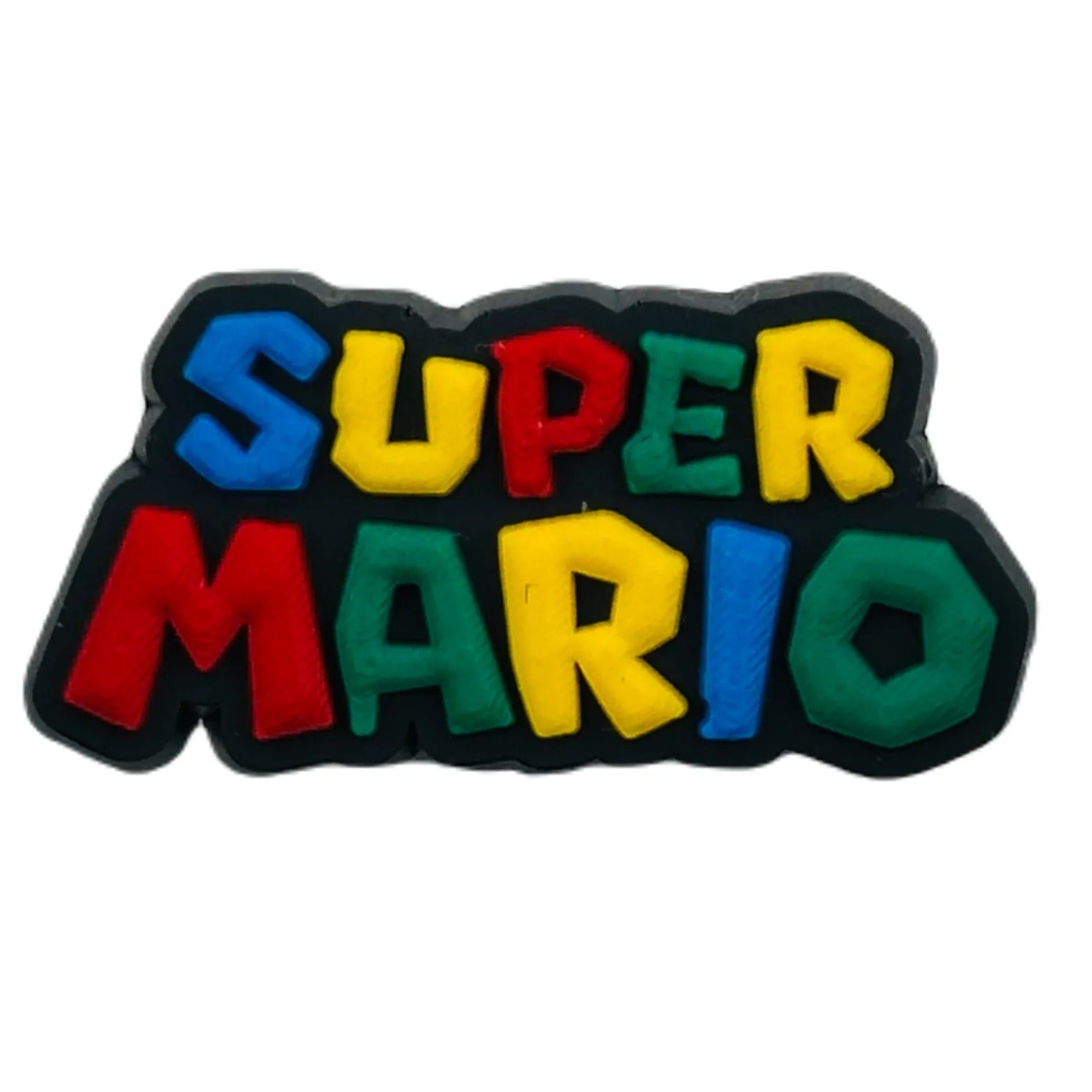 Gaming - Mario Super Mario Title Shoe Charm