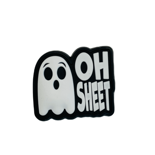 Halloween - Ghost Oh Sheet Shoe Charm