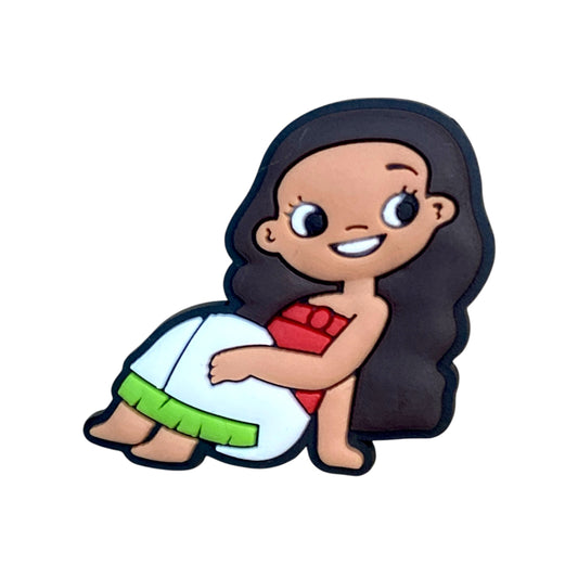 Movies - Moana - Moana as Teenager Character Shoe Charm