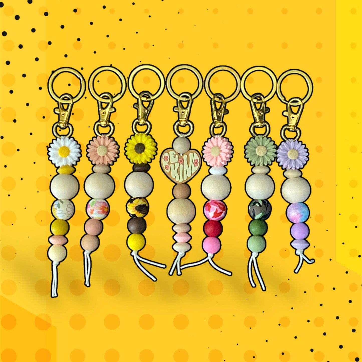 Keychain - Daisy & Print Collection