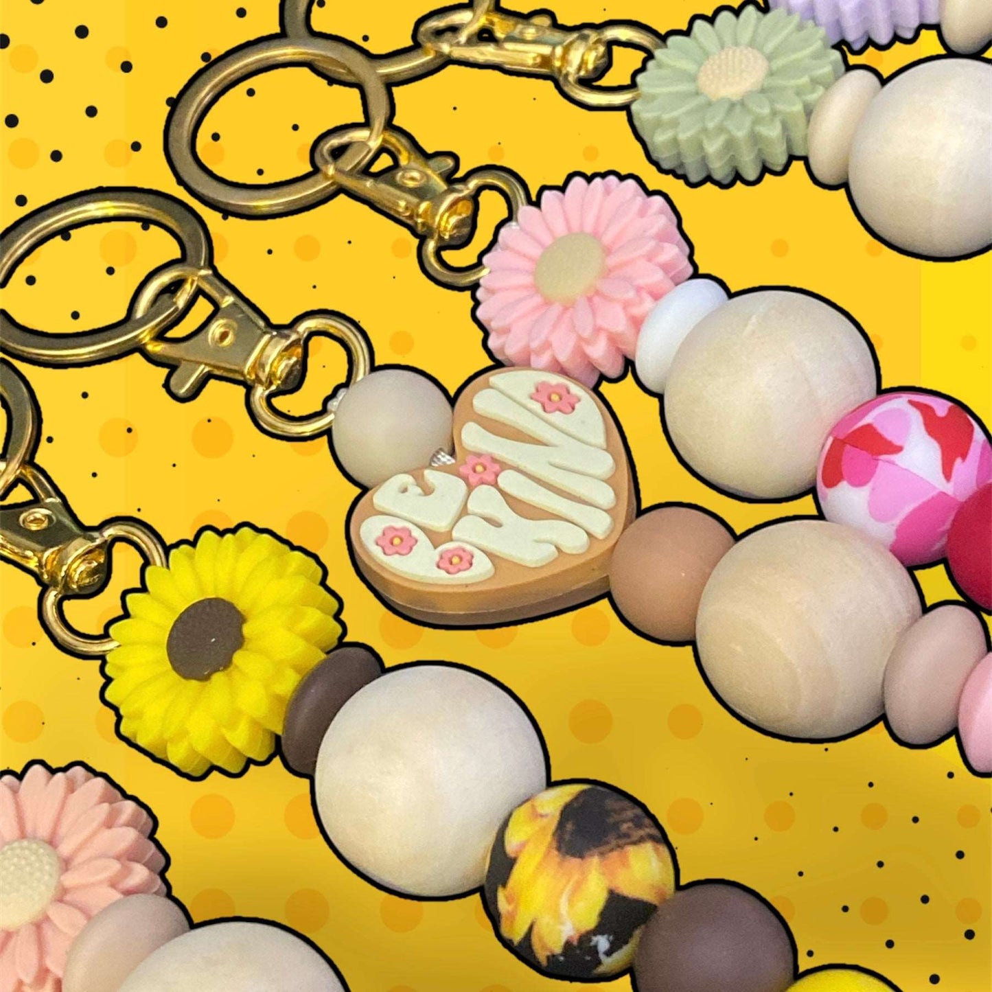 Keychain - Daisy & Print Collection