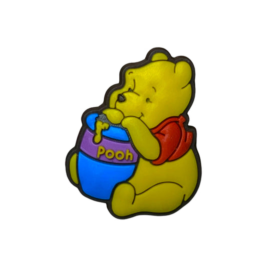 Movies - Winnie The Pooh & Friends - Winnie The Pooh Eating Sweet Honey Character Shoe Charm