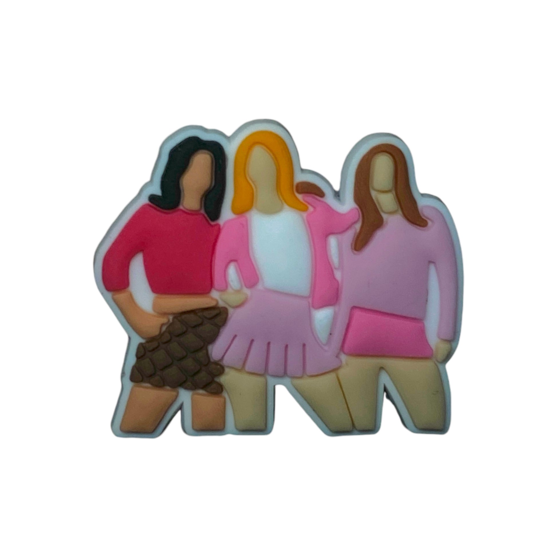 Movies - Mean Girls - Regina Gretchen and Karen Character Shoe Charm