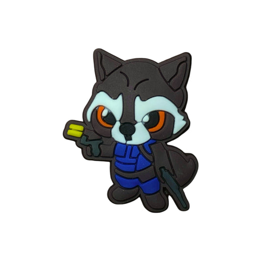 Movies - Marvel - Guardians Of The Galaxy - Rocket Raccoon Character Shoe Charm