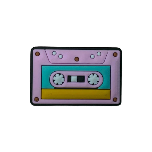 90s Pink Cassette Shoe Charm