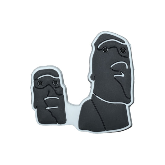 Travel - Chile - Easter Island Moai Statues Shoe Charm