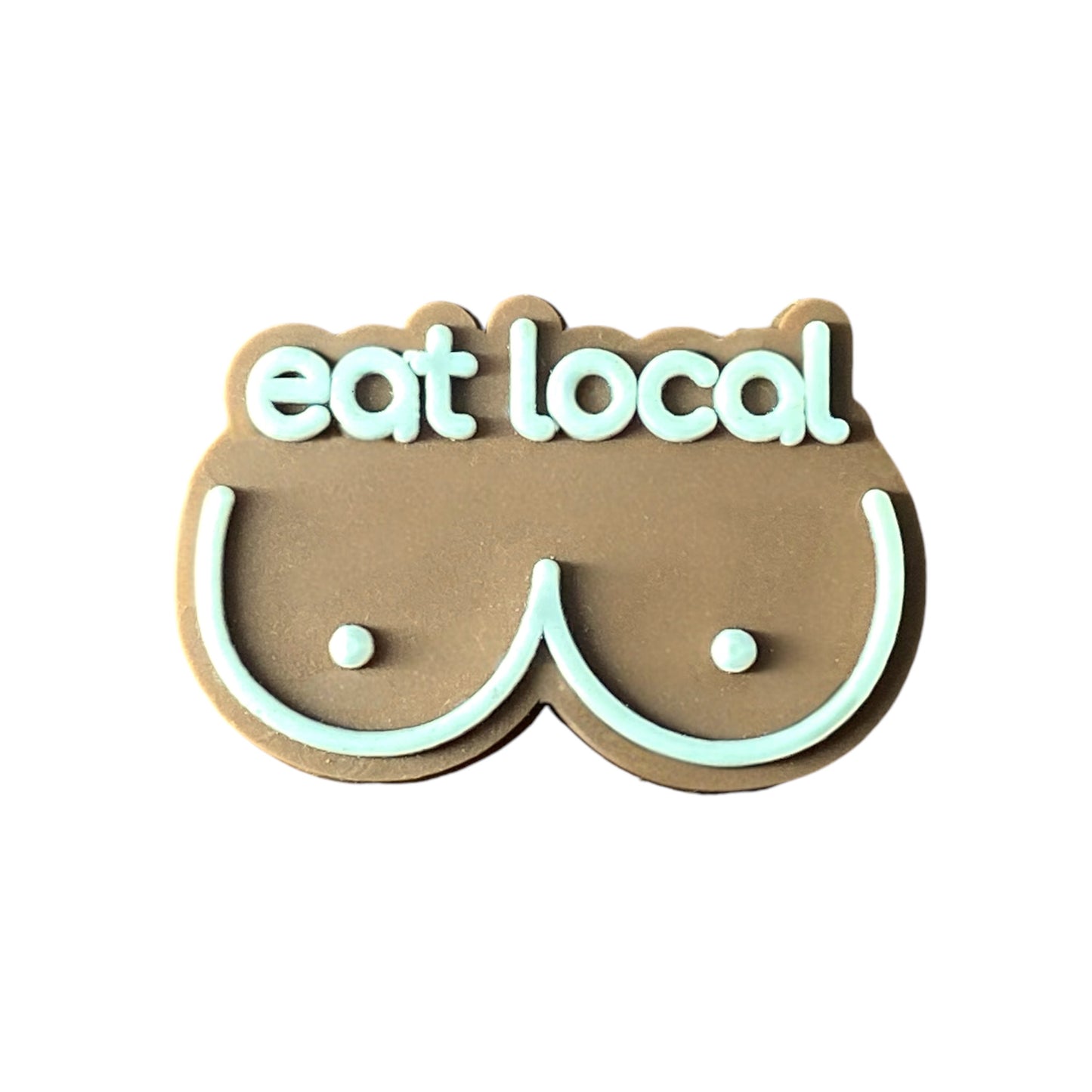 18+ Eat Local Shoe Charm