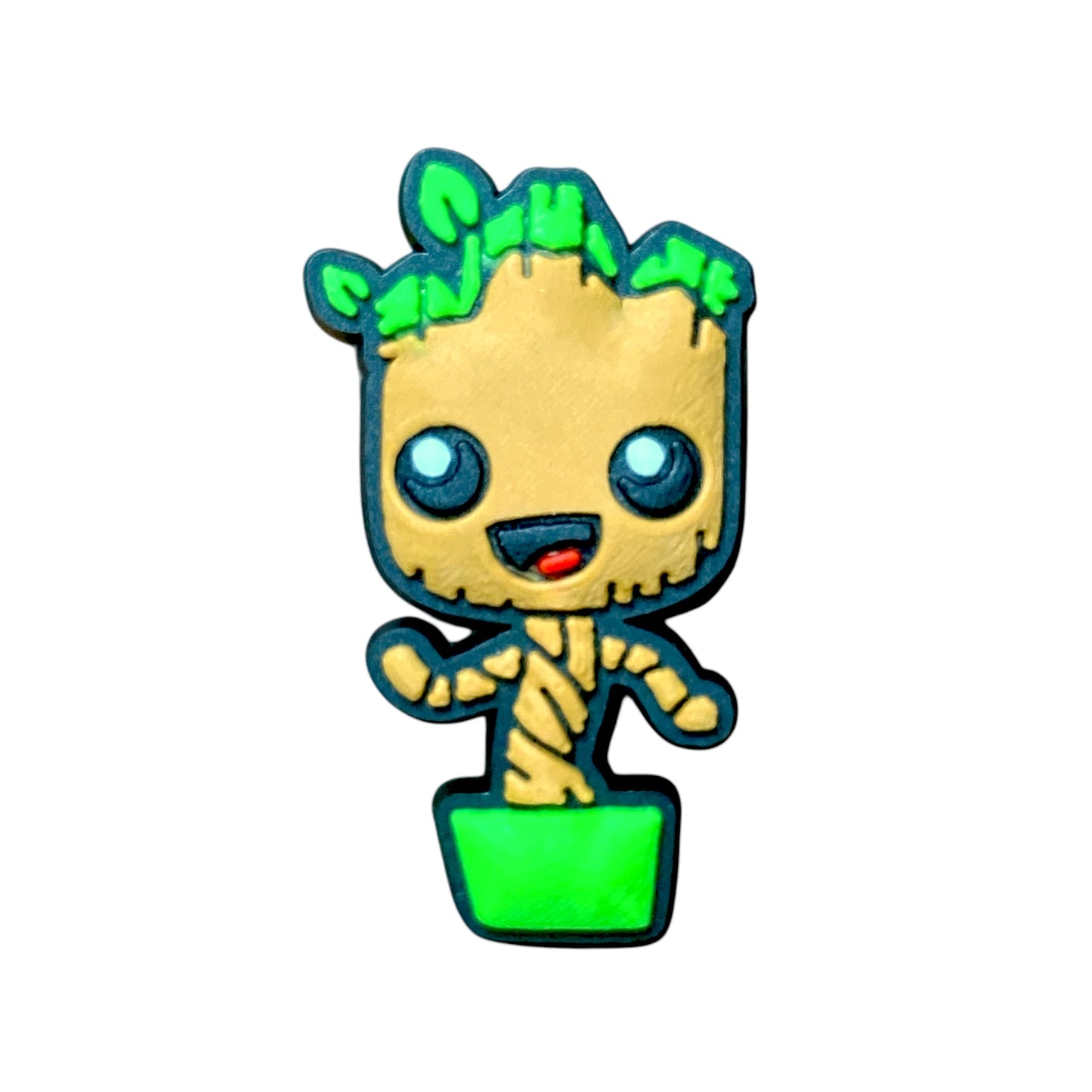 Movies - Marvel - Guardians Of The Galaxy - Baby Groot Dancing Potted Plant Character Shoe Charm