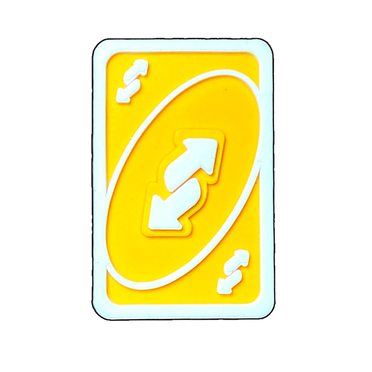 Gaming - UNO Reverse Yellow Card Shoe Charm