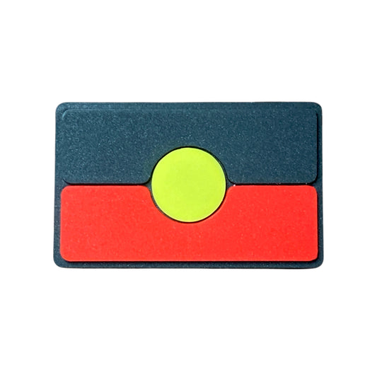 First Nations - Aboriginal Flag Shoe Charm