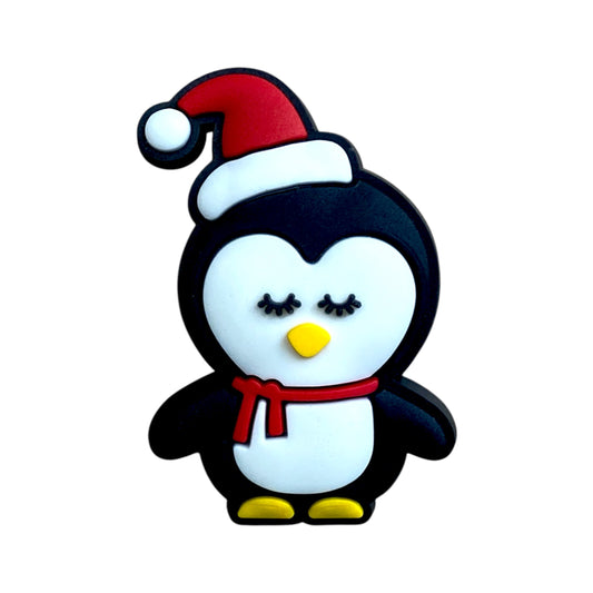 Christmas - Penguin in Red Christmas Hat Shoe Charm