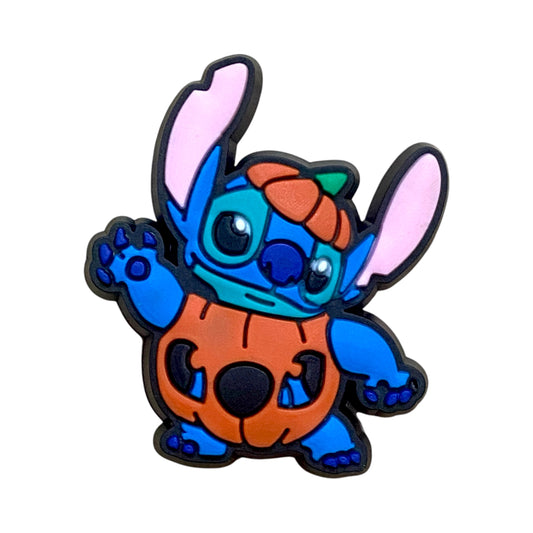 Halloween - Stitch Dressed as a Pumpkin Shoe Charm