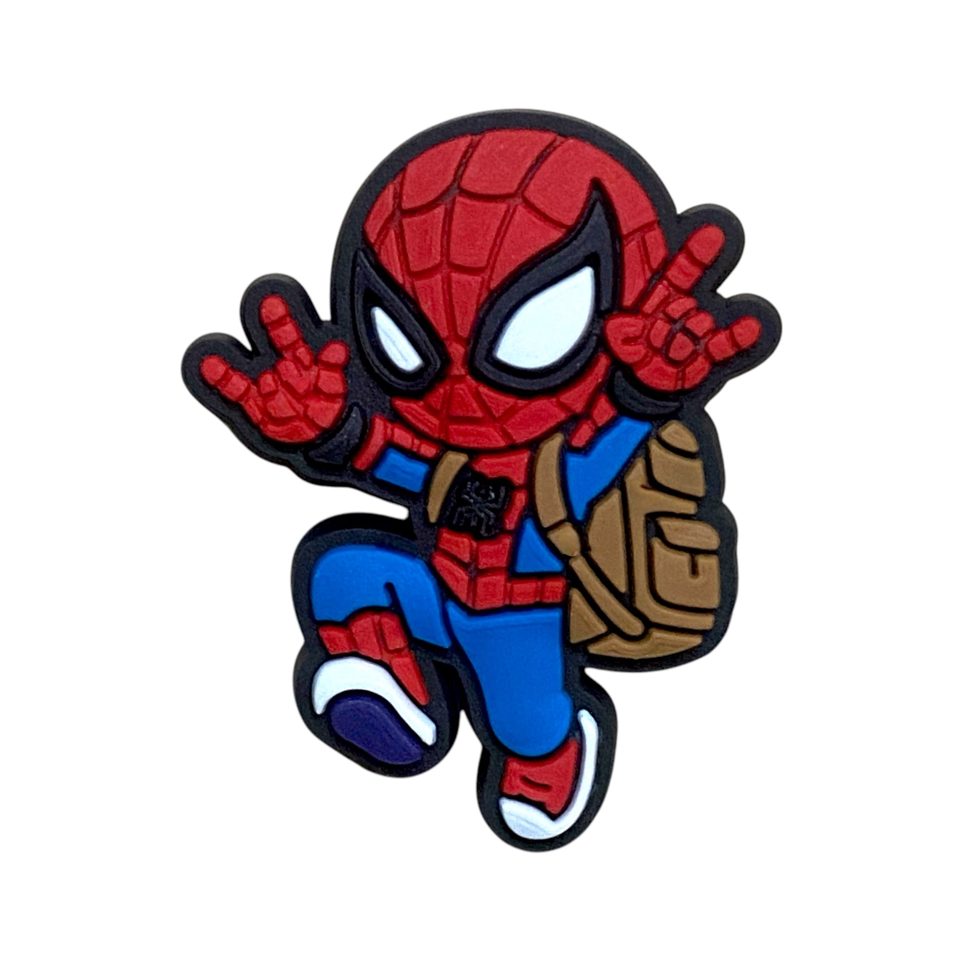 Movies - Marvel - SpiderMan with Backpack Shoe Charm