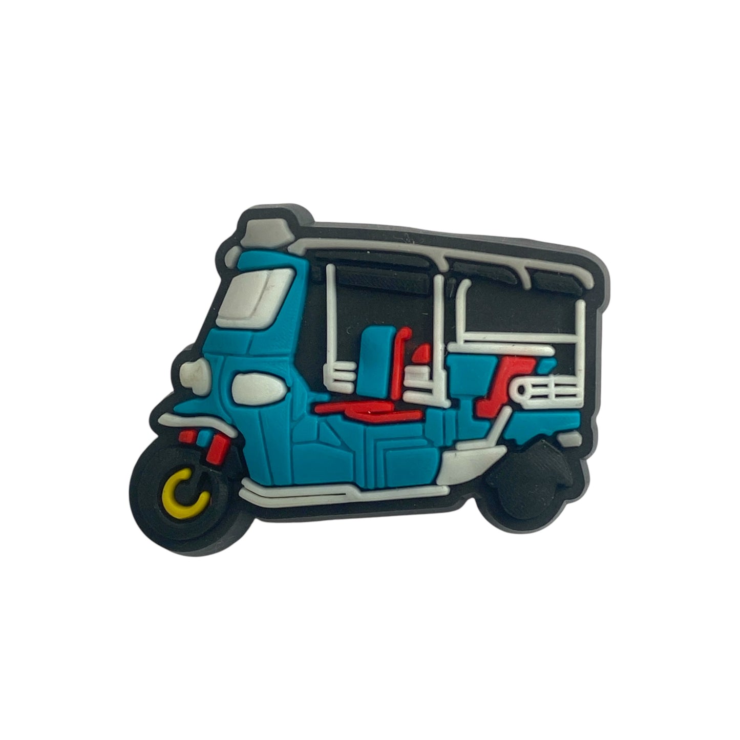 Travel - Tuk Tuk Rickshaw Blue Shoe Charm