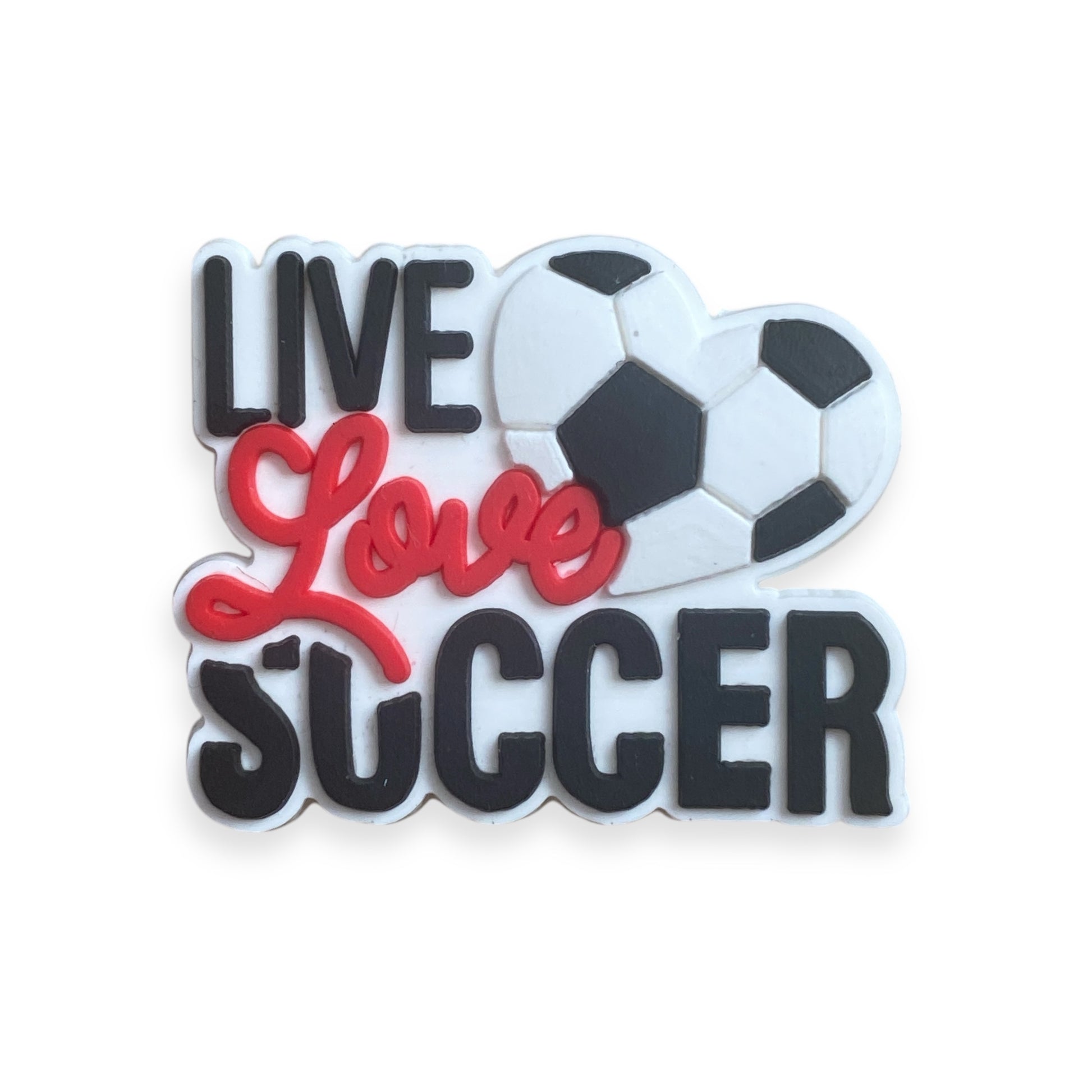 Sports - Football - Live Love Soccer Shoe Charm