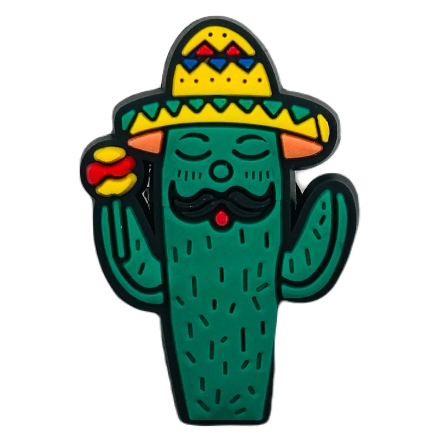 Mexican - Mexican Cactus With Sombrero Hat Shoe Charm