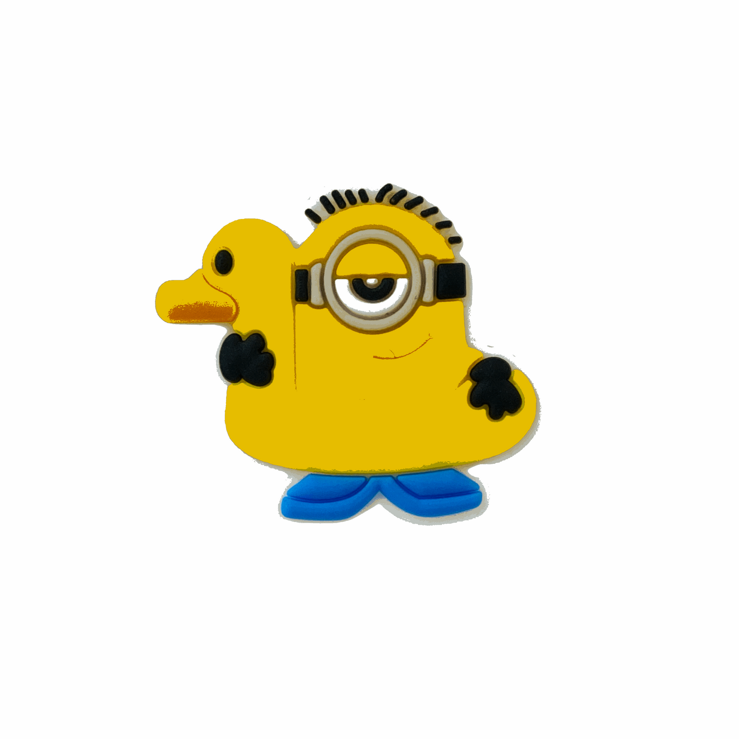 Movies - Minion Going Swimming with Yellow Rubber Duck Tube Charcter Shoe Charm