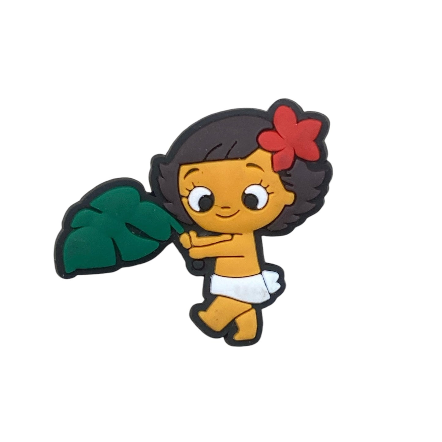 Movies - Moana - Moana as Baby Holding Leaf Character Shoe Charm