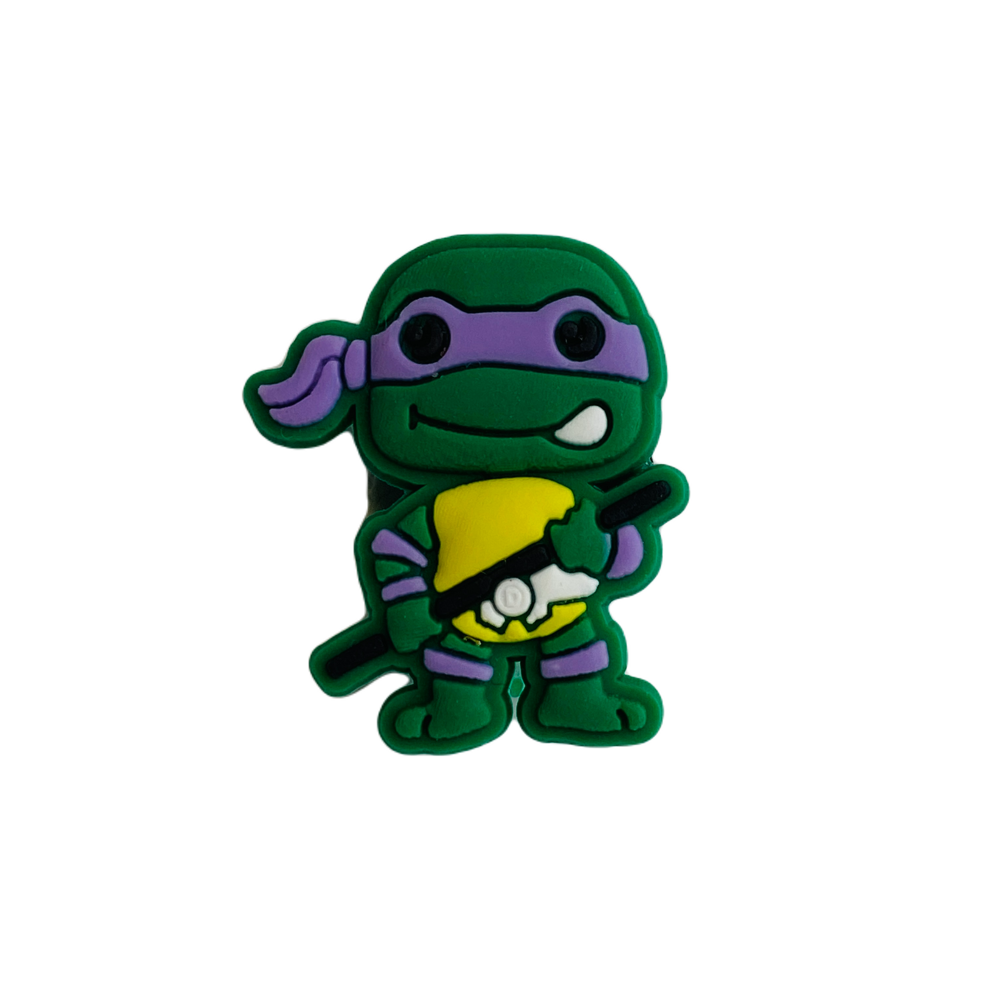 Movies - TMNT Teenage Mutant Ninja Turtles - Donatello Purple Character Shoe Charm